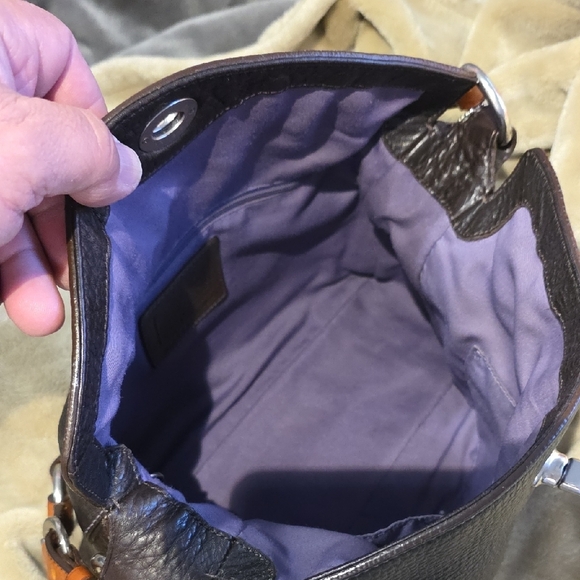 Pre-owned Coach Brown Pebbled Chelse Leather Shoulder Bag - Picture 8 of 14